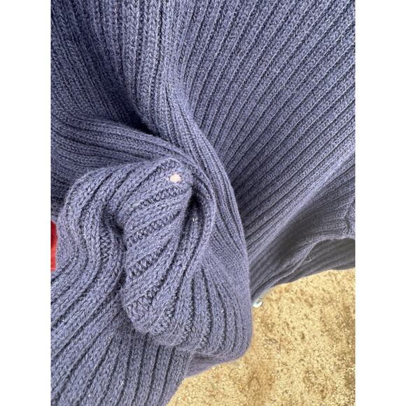 Vintage Woolovers Chore Coat Wool Sweater 3XL Men's Black Ribbed Knit USA Made - Picture 5 of 9